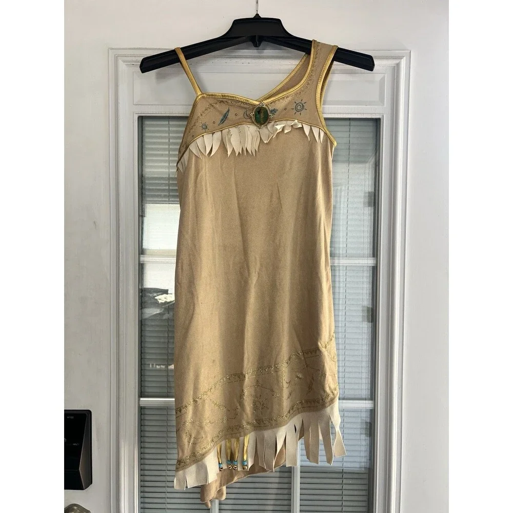 Disney Store Pocahontas Girl’s Costume, Shoes & Accessories Sz 10 Retired
